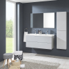 Mereo Aira, koupelnová skříňka 170 cm vysoká, levé otevírání, Multidecor, White Loft Pine CN794LNWLP1
