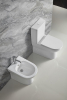 Aqualine JALTA WC kombi, Rimless, spodní/zadní odpad, bílá PB103RW