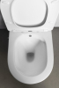 Sapho PACO CLEANWASH WC kombi, integrovaná baterie a bidet. sprška, spodní/zadní odpad, bílá PC1012RX