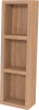 Mereo Aira, koupelnová skříňka 20 cm, horní, policová, Multidecor, Light Select Walnut CN796SLSW1
