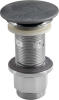 Sapho Umyvadlová výpust 5/4“, click-clack, betonová zátka, 10-80mm, stříbrná mat FG919