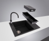 Granitový dřez Sinks VARIO 780 Metalblack + Elasta nerez/černá G21074