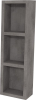 Mereo Aira, koupelnová skříňka 20 cm, horní, policová, Multidecor, Beton tmavě šedý CN796SBET2