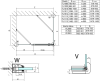 Polysan FORTIS obdélníkový sprchový kout 1500x1000 mm, L varianta FL1115LFL3510