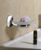 Aqualine RUMBA mýdlenka, mléčné sklo, chrom RB102