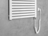 Aqualine TONDI-E elektrické otopné těleso rovné 450x1330 mm, 500 W, bílá DE470T