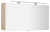 Sapho CLOE galerka s LED osvětlením 100x50x18cm, jilm bardini CE100-0013
