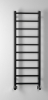 Sapho METRO LIGHT otopné těleso 400x1140 mm, černá mat IR445TB
