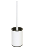 Sapho X-ROUND WHITE WC štětka na postavení, bílá mat XR306W