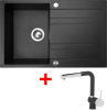 Granitový dřez Sinks GRANDE 800 XC Metalblack + Mix 3 P GR G7274XC