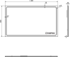 Sapho GEMINI zrcadlo s LED osvětlením 110x65cm GM110