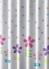 Aqualine Sprchový závěs 180x180cm, polyester, květovaný barevný ZV025