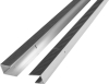 Mereo Fixační (stěnový) profil pro CK804xxK, CK809xxK, CK608xxxK, chrom ALU, 190 cm CKND250K1