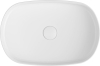 Isvea INFINITY OVAL keramické umyvadlo na desku, 55x36cm, bílá 10NF65055