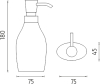 Nimco AVA Dávkovač tekutého mýdla, pumpička plast AV 15031-90