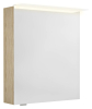 Sapho LINEX galerka s LED osvětlením, 60x70x15cm, levá/pravá, jilm bardini LX060-0013