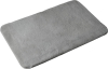 Gedy FUZZY koupelnová předložka, 50x80cm, 100% polyester, protiskluz, šedá 96FY508008