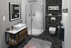Sapho SKARA deska Rockstone 805x12x470 mm, bílá mat CG023-0101
