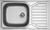 Nerezový dřez Sinks OKIO 860 XXL V 0,6mm matný RDOKXLM8605006V