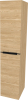 Mereo Mailo, koupelnová skříňka vysoká 170 cm, černé madlo, Multidecor, Dub olejovaný CN594LPBDUO1