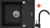 Granitový dřez Sinks LINEA 600 XC Granblack + Polo GR G1330XC