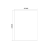 Aqualine Zrcadlo s broušenou hranou 60x80cm, CU free 22493