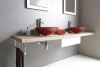 Sapho AVICE deska pod umyvadlo 220x50cm, tl.5cm, dub Rover AV224