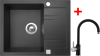Granitový dřez Sinks LINEA 600 Granblack+VITALIA GR LI60030VVIGR30