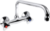 Mereo Dřezová nástěnná baterie, Kasia, 150 mm, s U ramínkem trubkovým ø 18 mm - 230 mm, chrom CBS30104