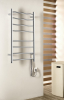 Sapho REDONDO elektrický sušák ručníků, kulatý, 500x900 mm, 75 W, nerez lesk ER220V