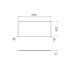 Sapho Deska Rockstone 101x1, 2x47cm, bílá mat CRR101-0101