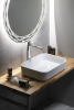 Isvea INFINITY RECTANGLE keramické umyvadlo na desku, 50x36cm, bílá 10NF65050