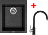 Granitový dřez Sinks CUBE 410 Granblack + Vitalia GR G8730
