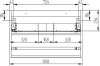 Mereo Aira, koupelnová skříňka s keramickým umyvadlem 81 cm, dub Kronberg CN721