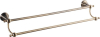 Sapho DIAMOND dvojitý držák ručníků 600x130mm, bronz 1318-11