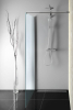 Aqualine WALK-IN zástěna jednodílná k instalaci na zeď, 900x1900 mm, sklo Brick WI090