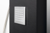 Polysan SPIRIT SQUARE termostatický sprchový panel 250x1550mm, černá 81251