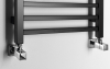 Sapho METRO otopné těleso 450x890 mm, černá mat IR400TB