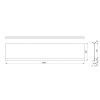 Polysan DEEP PLAIN NIKA panel 160x36cm 73202