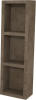 Mereo Aira, koupelnová skříňka 20 cm, horní, policová, Multidecor, Beton Chicago tm šedý CN796SBCS2
