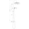 Aqualine TALIA sprchový sloup s termostatickou baterií, chrom SL440