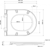 Isvea INFINITY WC sedátko, SLIM, Soft Close, Easy Take, zelená petrol 40KF0545I-S