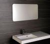 Sapho ISHAPE zrcadlo s broušenou hranou 120x60cm, zakulacené rohy, CU free AG612