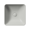 GSI SAND/NUBES keramické umyvadlo na desku 38x38cm, cenere mat 903817