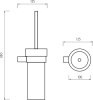 Nimco BORMO Toaletní WC kartáč BR 11094W-26