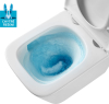 Mereo WC závěsné kapotované, Smart Flush RIMLESS, 490x340x350, keramické, vč. sedátka CSS118S VSD83T1