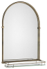 Sapho TIGA zrcadlo s policí 48x67cm, bronz HZ206
