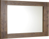 Sapho BRAND zrcadlo v dřevěném rámu 100x80cm, mořený smrk BA056S