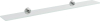 Sapho X-ROUND skleněná police 800mm, chrom/čiré sklo XR009-17