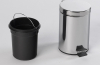 Aqualine SIMPLE LINE odpadkový koš kulatý 3l, nerez lesk 27103